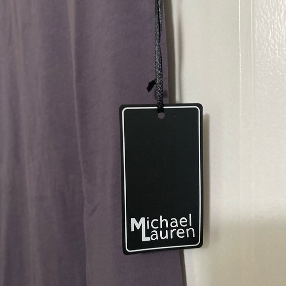 Michael Lauren Gray T Shirt Dress - Picture 3 of 4